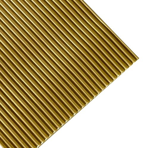 efco Rund Wachs Streifen, Gold Brilliant, 200 x 3 mm, 7-teilig