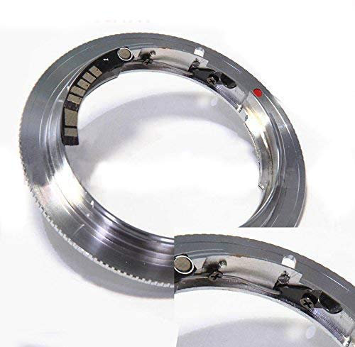 AI-EOS ANELLO ADATTATORE OBIETTIVO CON ATTACCO COMPATIBILE CON NIKON PER FOTOCAMERE CON ATTACCO COMPATIBILE CON CANON EOS CON CHIP