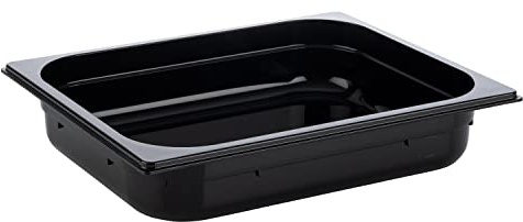 APS 82064 GN 1/2 Récipient Gastronorm en polycarbonate - Dimensions : 325 x 265 mm - Hauteur : 65 mm - Volume : 3,9 l - Noir