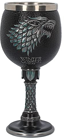 FIYSON Gobelets et calices,tasse de café en résine Game of Thrones gobelet 13 cm noir, verres à vin à motif Dragon 3D Vintage en résine pour accessoire Bar à whisky Cocktail à vin Champagne (style 2)