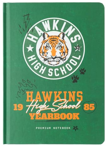 Grupo Erik Stranger Things High School Premium A5 Notebook | Plain Notebook | Notebooks A5 | Notepads A5 | A5 Notepad | Stranger Things Gifts | Stranger Things Merchandise
