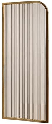 RTREADE Urinal trennwand toilette, Toilettentrennwand, Urinal-Trennwand für Toiletten, für Schulen Einkaufszentren öffentliche Orte Kindergärten Büros(Gold)