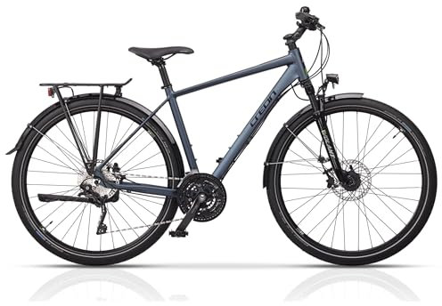 Airtracks 28 Zoll Herren Trekking Fahrrad Trail 6.0 Trekkingrad Shimano 30 x Gang DEORE XT RD-T8000 SGS - Rahmenhöhen 45cm, 50cm, 55cm - Modell 2025 (55cm (Körpergröße 175-185cm))