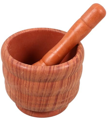 COLLBATH Machacador y Manual Triturador De y Especias Tazón Para Moler Mortero Para Cocina