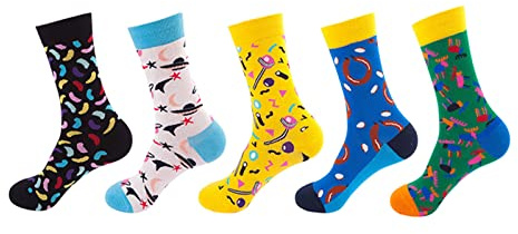 Cocila Chaussettes Homme Femme 5 Paires De Amusantes Pour Femmes Fille Ski C One Size Tres Chaude Soquette 39-42 Coton Chaussette 35 39 42 Fantaisie 38 Socquettes 35-38 Soka Cadeau