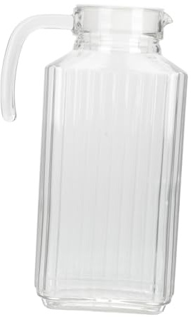 Toyvian Botella De Agua Fría De Gran Capacidad Vidrio Antiguo Hervidor De Agua Tapa Para Bebidas Frías Para Fiestas y Refrigerador