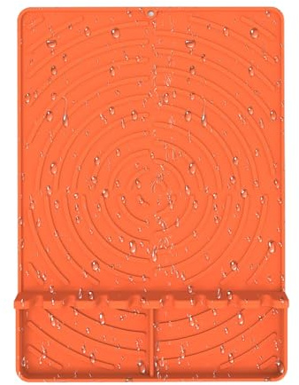 Tapis De Cuisson Pour Gril Et Plancha,Support d'Ustensiles Antiadhésif pour Cuisine | Accessoire Extérieur Résistant à la Chaleur pour Terrasse Camping Pique-nique Jardin Voyage Arrière-Cour