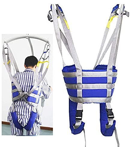 Moving Assist Hoist Gait Standing Walking Aids Strap Belt,Toileting Sling Patient Lifter Lift Equipment Bariatric Handicap Lift Commode Sling Transfer Belt(L)