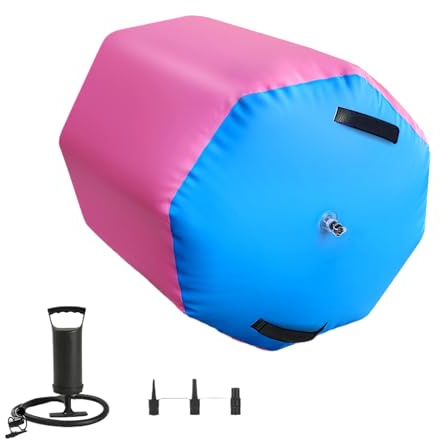 Barre de roulement gonflable, antidérapante et souple, pour entraînement à domicile, pratique intérieure et extérieure, yoga, fitness, gym, exercice