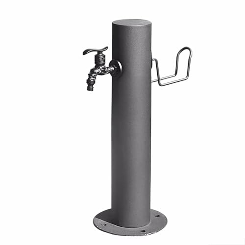 Columna de agua vertical para jardín, manguera anticongelante, extensor, fuente decorativa, con pistola pulverizadora de jardín, dispensador de agua cilíndrico para un fácil riego (tipo A)