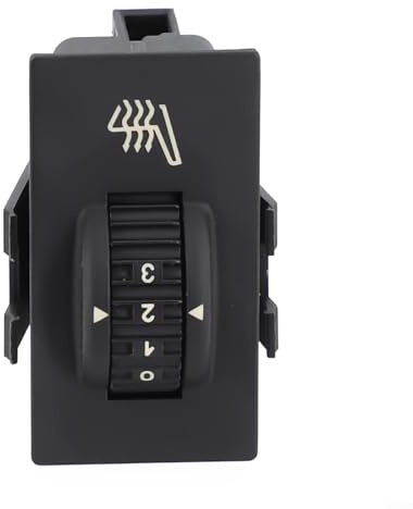 Interrupteur de commande de chauffage de siège de voiture - Noir - Bouton à rouleau de réglage de la température pour modèles 3008 508 C5 - Pièce de rechange