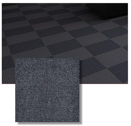 XLIHAWY Empalme Losetas Alfombra, Autoadhesivas Cuadradas Alfombra, Adhesivas Al Suelo Losetas Alfombra para Cocina Sala Estar Sótano Almohadilla Antideslizante(D,11.8x11.8in/12pcs)