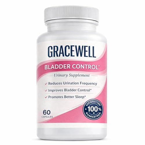 Talina GraceWell Bladder Control Supplement for Women - Herbal Blend with Asian Ginseng, Chinese Peony & Chinese Yam - Daily Pelvic Wellness & Urinary Comfort Support - 60 Capsules