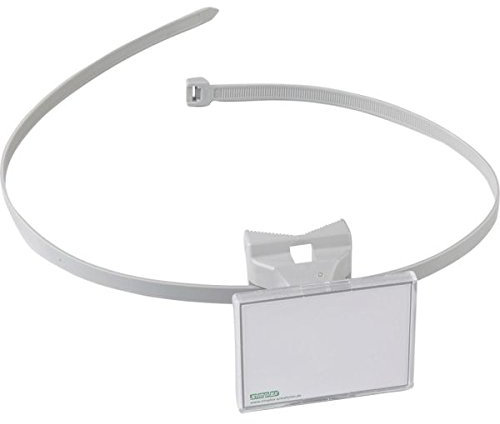 LEMAX® Quick-Schilderhalter, mit Schnellverschlussband, Kunststoff, 70x50x8mm, 3/VE