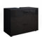 Vicco Mueble bajo Lavabo Irma, Antracita Alto Brillo, 80 x 59 cm