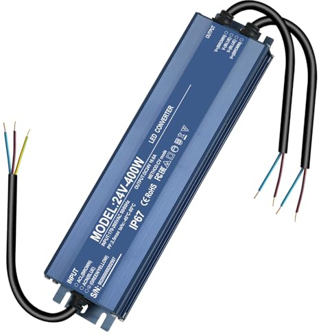 Transformateur 220v 24v 400W, alimentation 24 volt 16.6A, Transfo AC à DC
