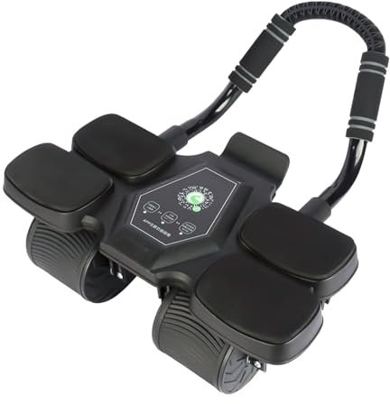 Bauchroller Bauchmuskeltrainer Roller - Übungsrollenräder, Automatische Rebound-Bauchrolle Für Bauchmuskeltraining | Core-Trainer mit Ellenbogenstützen, Bauchtrainer Ab Roller für Männer und Frauen