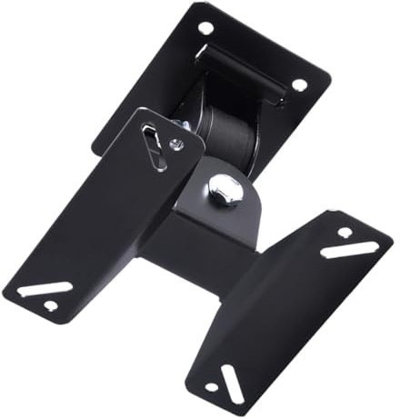 NUOBESTY Supporto Parete Per Tv Rotante Staffa Per Montaggio Parete Fissa Supporto Tv Colore Nero Adatto Quasi Tutti i Televisori Schermo Piatto Foratura Spazio e Nasconde