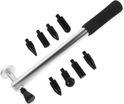 TOPBATHY Strumento per Rimozione di Ammaccature da Carrozzeria Martello per Riparazione Auto Set di Strumenti per Restauro di Superfici Metalliche Manutenzione Veicolo Riparazione Graffi Pa