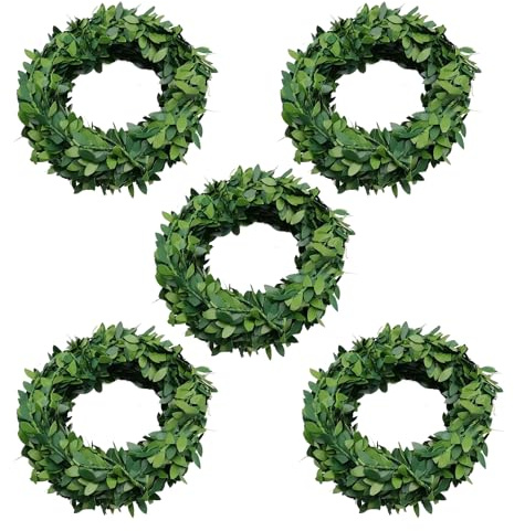 5 Pcs 37.5M/123FT Fake Ivy Garland,Artificial Greenery Foliage,Artificial Wreath Foliage Green Leaves Hanging Fake Vines for Home Garden Wedding Bookstore cafe Classroom Christmas Party Wall Decor
