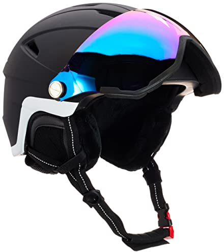 CMP - Wa-2 Skihelm mit Visier, Schwarz, M