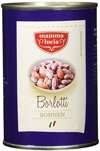 Mamma Lucia Borlotti Bohnen, 12er Pack (12 x 400g)