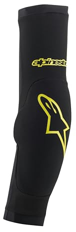 Alpinestar Herren Paragon Plus Ellenbogenschoner Ellbogenschützer, Schwarz Acid Yellow, L