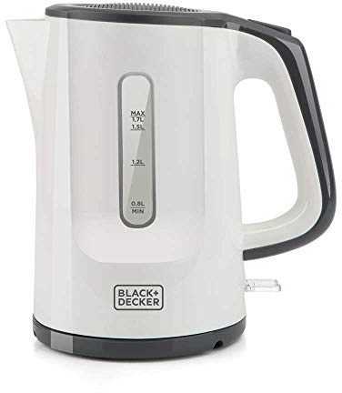 BLACK+DECKER BXKE2200E Bollitore, 2200 W, 5 Cups, Plastica, Bianco