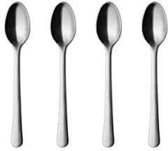 Georg Jensen Copenhagen Kaffeelöffel Giftbox Set, 4 Stück, Edelstahl Matt
