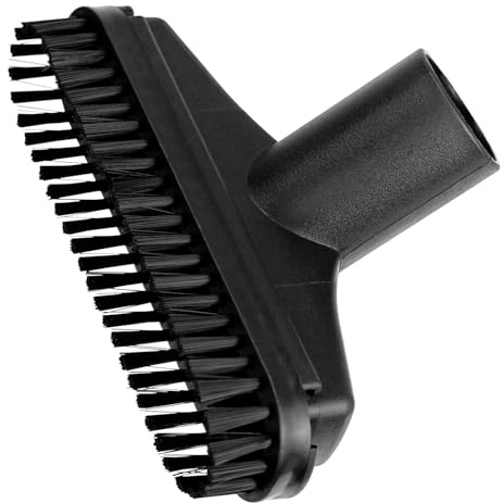 HASMX 5.5 Wide Black Vacuum Furniture Tool with Brush Strip for Dirt Devil, Electrolux, Eureka, Rainbow, Shop Vac Vacuums, Fits 1.25 Vacuum Cleaner Upholstery Tool Vac Attachment (1-Pack)