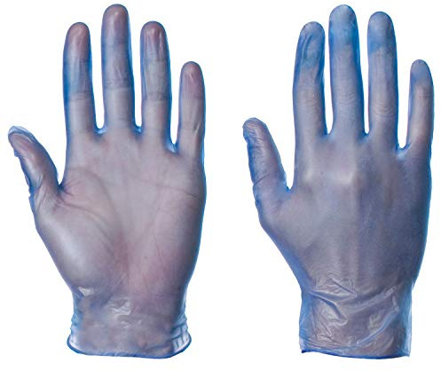 kraftd Vinyl Gloves Multi-Purpose Powder Free Disposable Glove Pack of 100 Pairs Gloves