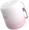 T’NB Enceinte Color - Enceinte sans Fil Portable, Connexion Bluetooth 8 Heures, Petite Enceinte de Douche Waterproof IPX4, Format Mini Tendance et Colorée – Dégradé Blanc et Rose
