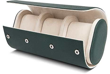 Minoic Custodia Orologi Da Viaggio in Pelle - Watch Box Sicura e Antiurto