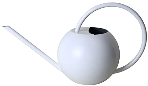 Aychingye 1L Gießkanne, Gießkanne Zimmerpflanzen, Edelstahl-Spritzgießkanne mit langem Auslauf, Balkonpflanzen Blumengießkanne, Gießkanne Klein, Gießkanne Klein Zimmerpflanzen (Weiß)