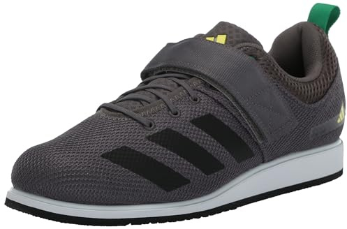 adidas Unisex-Erwachsene Powerlift 5 Gewichtheberschuhe Crosstrainer, Anthrazit/Schwarz/Weiß, 3 Women/4 Men