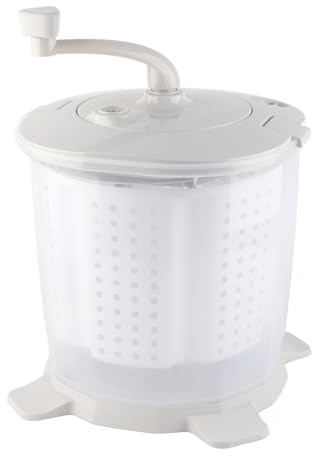 Portable Mini Hand Crank Washing Machine and Spin Dryer for Dormitory Apartment, Manual Hand Clothes Washer for Sock,Underwear