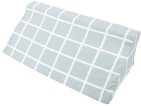 iplusmile Cuscino Cuneo Triangolare Verde, per Letto Supporto Leggero