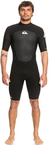 Quiksilver herr 2/2 mm prologue kortärmad rygg dragkedja vårdräkt våtdräkt - M