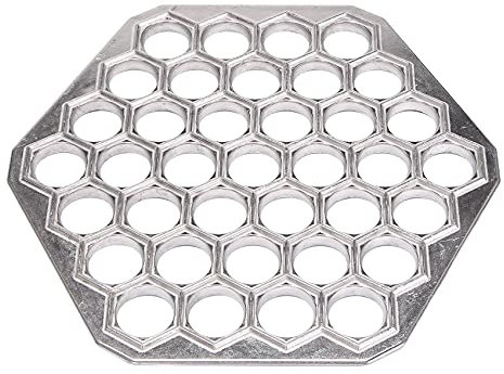 Janasiba Teigtaschenform für Fleischbällchen, aus Metall, russische Form, Pelmeni