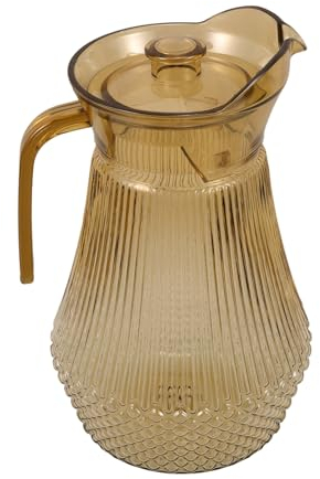 Cabilock Hervidor De De Pato Jarra De Agua Potable Jarra De Jugo Acrílico Resistente Diseño Transparente Fácil De Usar Ideal Para Fiestas y Uso Familiar Asa Cómoda y Fácil De