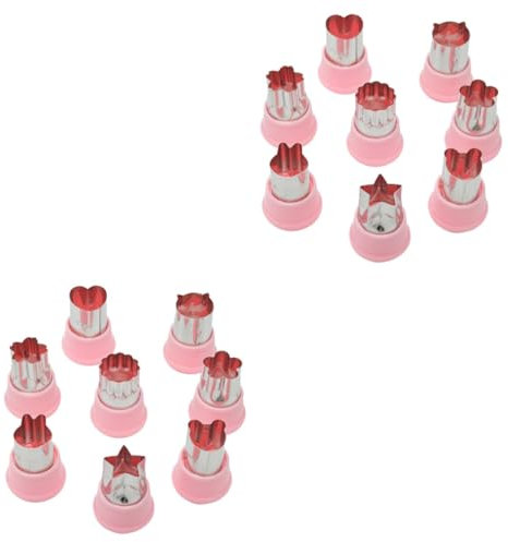 Cabilock 16 Stk Gemüseschneider selber machen Keksformen kuchendekoration kuchen dekoration tortendeko firmung keksdosen plätzchen dosen stitch tortendeko Kekse formen Obstschneideform