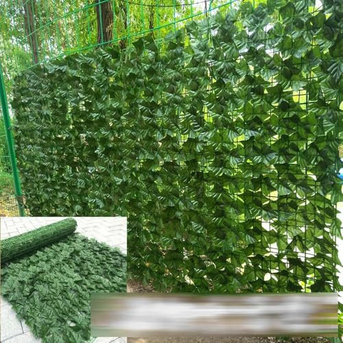 YEITBY Protezione per la privacy in siepe di edera, elegante recinzione decorativa da giardino, per balconi, per cortili, giardini, orti, verdi