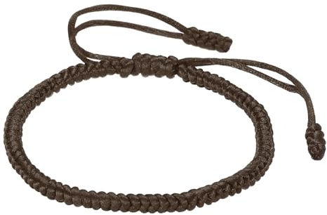PATIKIL Lucky Handmade Braided Rope String Bracelet, Round Adjustable Prayer Protection Bracelet for Women Anniversary Family Jewelry Gifts