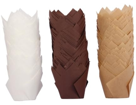Alipis 150 Piezas Bandeja De Papel Para Tartas Envoltorios Para Cupcakes Moldes De Papel Para Muffins Moldes Para Cupcakes Forma De Suministros Para Hornear Casa