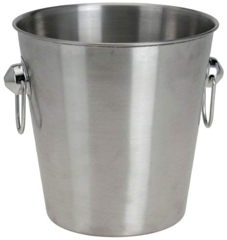 Spetebo Refrigeratore per bottiglie in acciaio inox, 20,5 cm, ideale per il raffreddamento di spumanti o alcolici