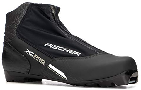 Fischer Unisex – Erwachsene Langlaufschuhe XC PRO Silber, Gr. 48, schwarz/Silver
