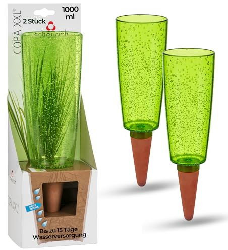 Scheurich Copa XXL Bewässerung Wasserspender Bewässerungskugel grün transparent (2, Grün)