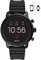 Fossil Men's Gen 4 Smartwatch Explorist HR Black Silicone with Activity Tracker, GPS< Heart Rate Tracking and Notifications