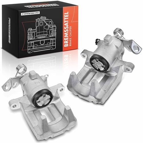 Frankberg 2x Bremssattel Bremszange Hinten Links Rechts 6Q0615424A | Aluminium; Kompatibel mit Cordoba 6K1 6K2, Polo 9A 9N, Ibiza III 6L1, Polo Stufenheck 9A2 9A4 9A6 9N2, A2 8Z0, Cordoba 6L2
