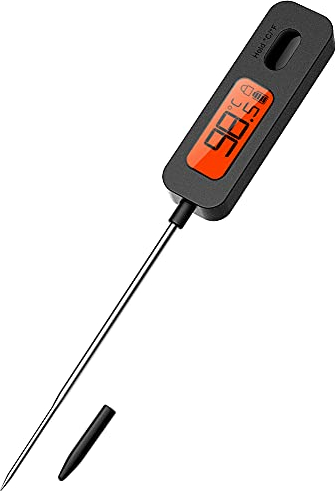 BFOUR Meat Thermometer Digital Instant Read LCD Big Screen Roasting Kitchen Thermometer Best for Food, Meat, Grill, BBQ, Milk, Turkey and Suger